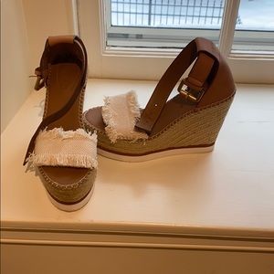 See by Chloe ankle strap wedge heel